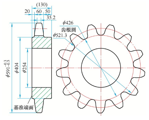 【兆恒機(jī)械】滲碳齒部有嚴(yán)重的貫穿型裂紋，何原因？